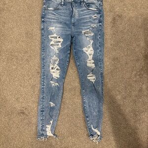 AEO- super hi rise jegging